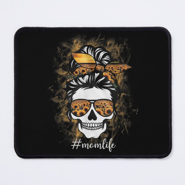 Item preview, Mom Life Skull Messy Bun Sunglasses Mother's Day Women Tees designed and sold by Kezichy.