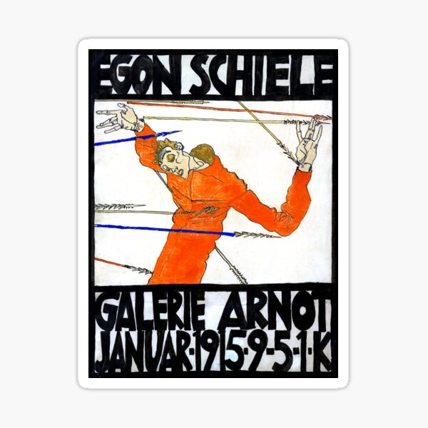 Item preview, Egon Schiele |  Self-portrait as Saint Sebastian designed and sold by TeeARTHY.