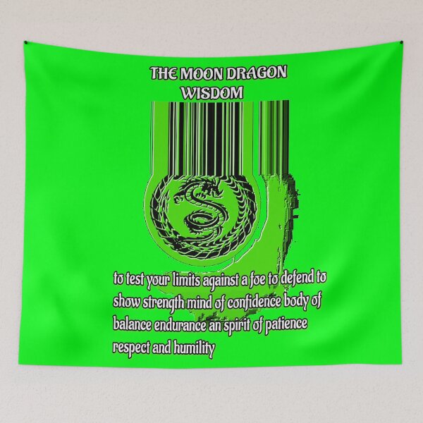 Item preview, THE MOON DRAGON WISDOM - UNIQUE GRAPHIC QUOTE DESIGN  designed and sold by RJ-LORD.