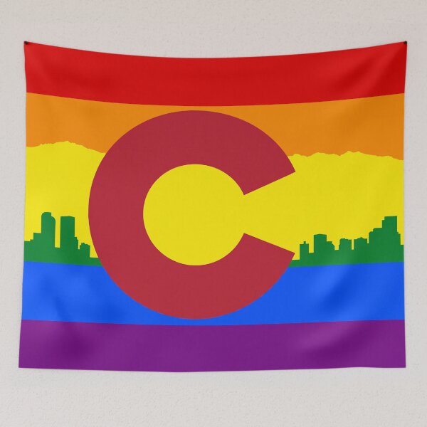 Item preview, Colorado State Flag - Pride 2 designed and sold by HootMoose.