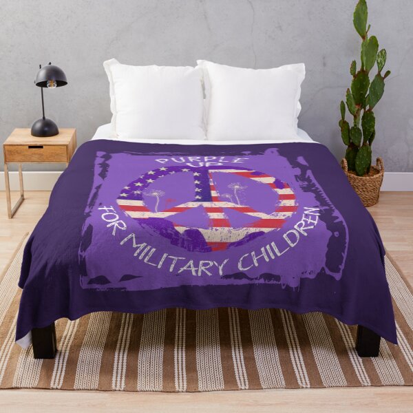 Item preview, Purple Up for military children - military kids day awareness designed and sold by Adam 7ea.