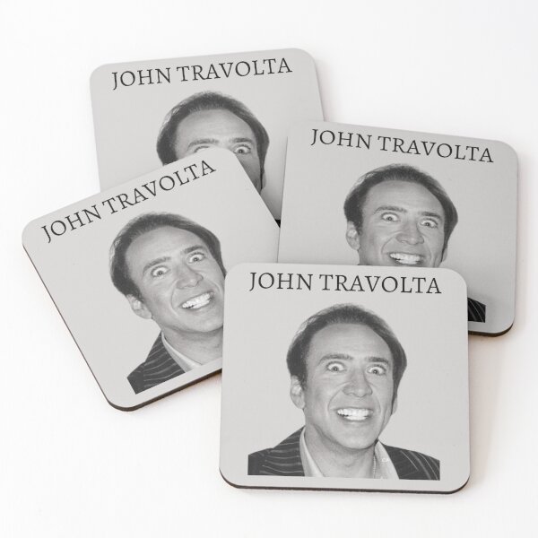 Item preview, john travolta nicolas cage shirt FUNNY MEME   designed and sold by SmtNew7319.