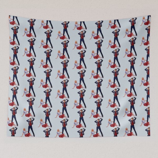 Item preview, john travolta olivia newton floor pillow   designed and sold by SmtNew7319.