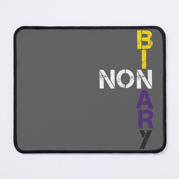 Item preview, Non-binary Vertical Text designed and sold by Illustragrump.