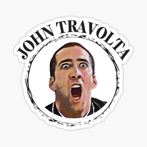 Item preview, Nicolas Cage Face Off - Design 2 Black   designed and sold by SmtNew7319.
