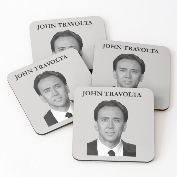 Item preview, Nicolas Cage is John Travolta   designed and sold by SmtNew7319.