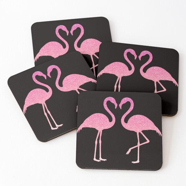 Item preview, Silueta de flamencos con purpurina rosa Ombre designed and sold by Felicity-K.