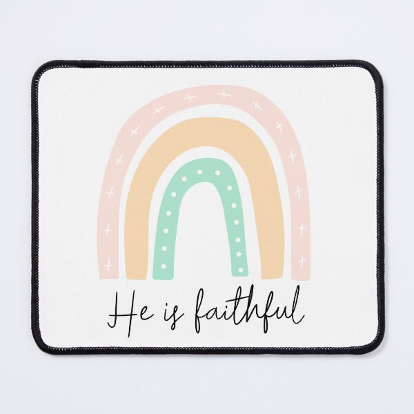 Item preview, Faithfull rainbow sticker designed and sold by Raquel Quintana.