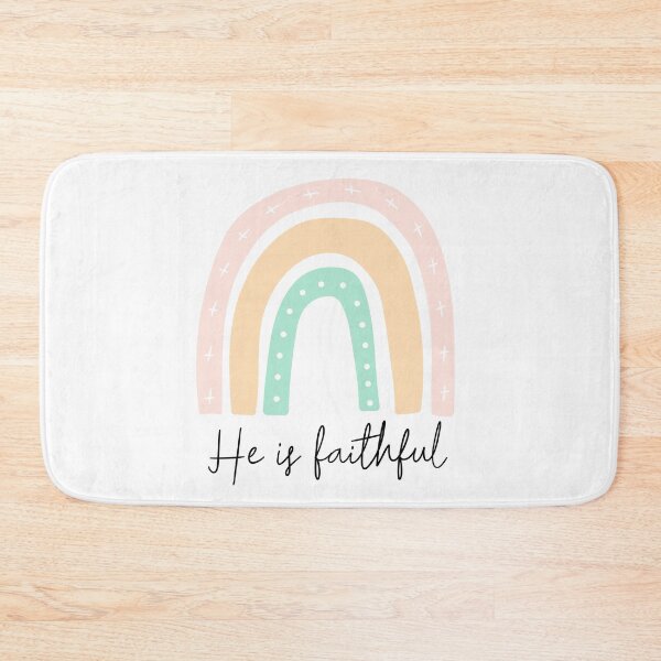 Item preview, Faithfull rainbow sticker designed and sold by Raquel Quintana.