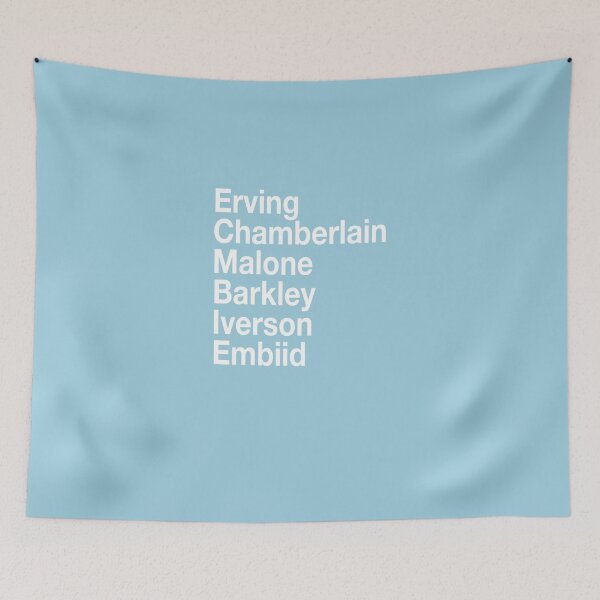 Item preview, Joel Embiid & Sixers Legends Essential T-Shirt designed and sold by JanSchapers.