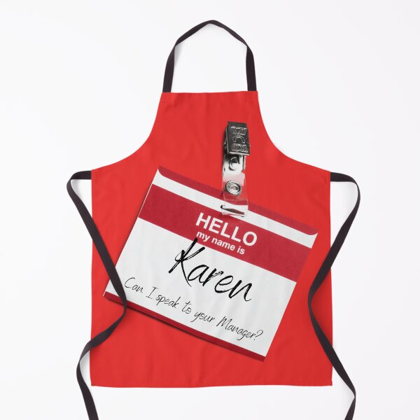 Item preview, Name tag with Karen meme designed and sold by KoopTroop ⭐⭐⭐⭐⭐.