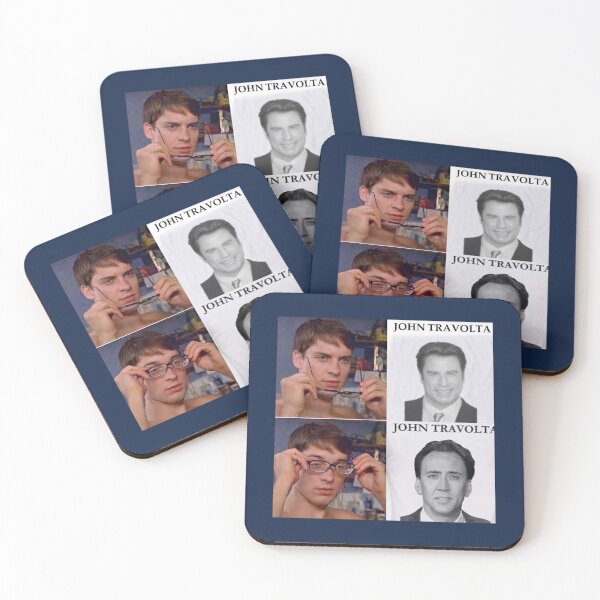 Item preview, john travolta nicolas cage meme   designed and sold by SmtNew7319.