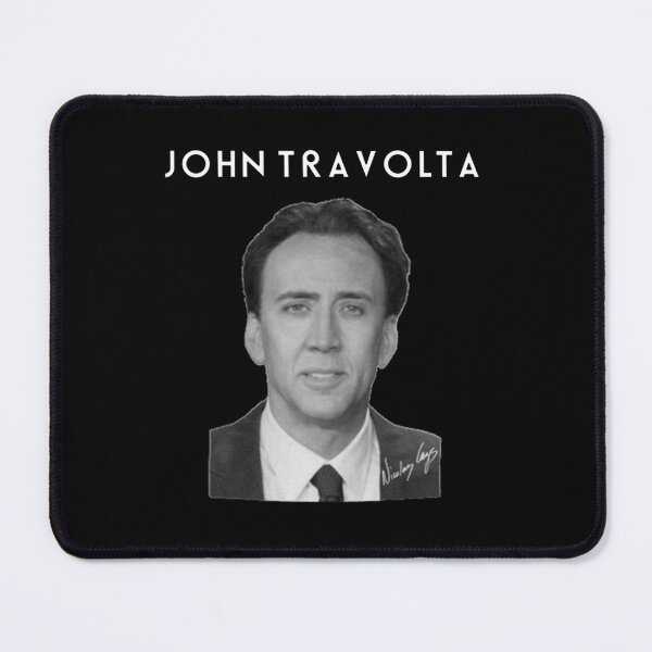 Item preview, Nicolas Cage   Signed by Nicolas Cage as John Travolta Face off  Funny Meme Tee  Nic Cage Face   designed and sold by SmtNew7319.
