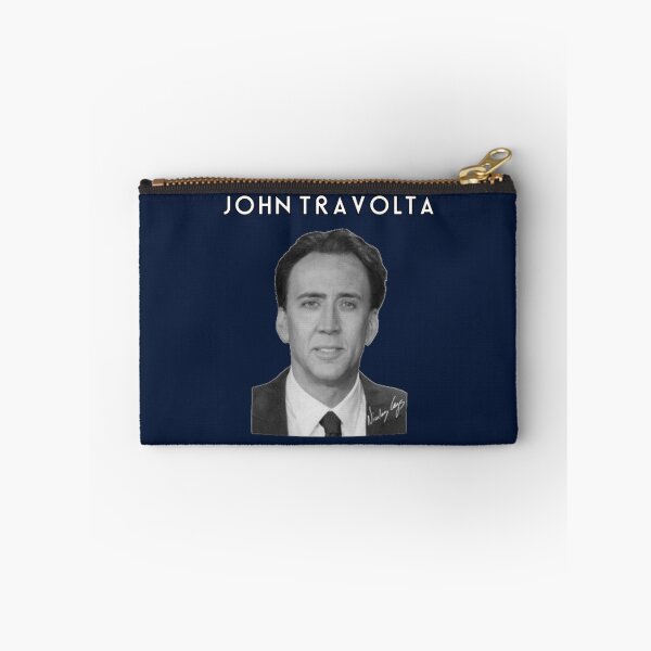 Item preview, Nicolas Cage   Signed by Nicolas Cage as John Travolta Face off  Funny Meme Tee  Nic Cage Face   designed and sold by SmtNew7319.
