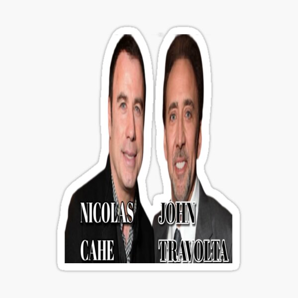Item preview, Nicolas Cage And John Travolta Face Off   designed and sold by SmtNew7319.