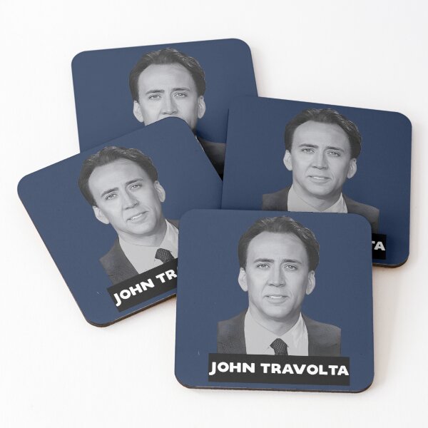Artikelvorschau, Nicolas Cage John Travolta Gesicht entworfen und verkauft von SmtNew7319.