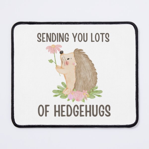 Item preview, Sending you lots of hedgehugs, Encouraging hedgehog design designed and sold by Auntieck.