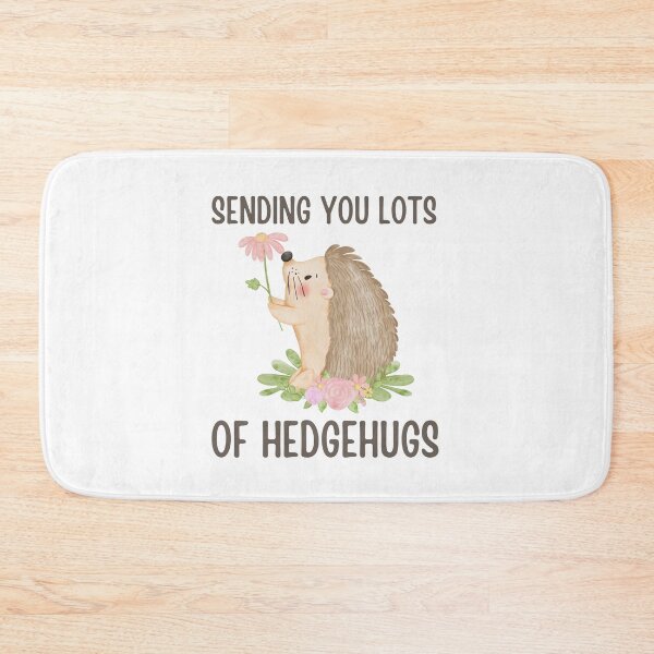 Item preview, Sending you lots of hedgehugs, Encouraging hedgehog design designed and sold by Auntieck.