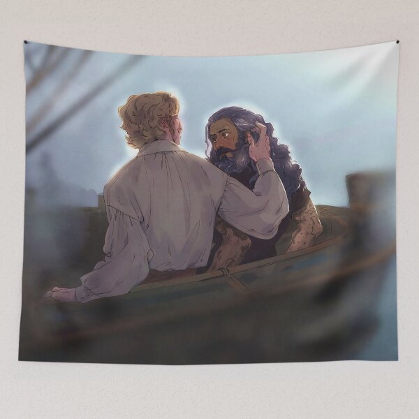Item preview, Ed Teach and Stede Bonnet love on the boat designed and sold by AniyahDuBuque.