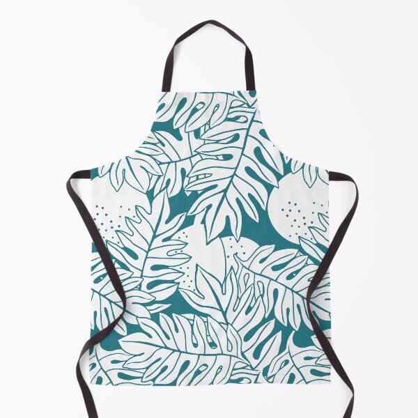 Item preview, Hawaiian Breadfruit-Ulu leaves-dark turquoise designed and sold by Linda Maliuana.