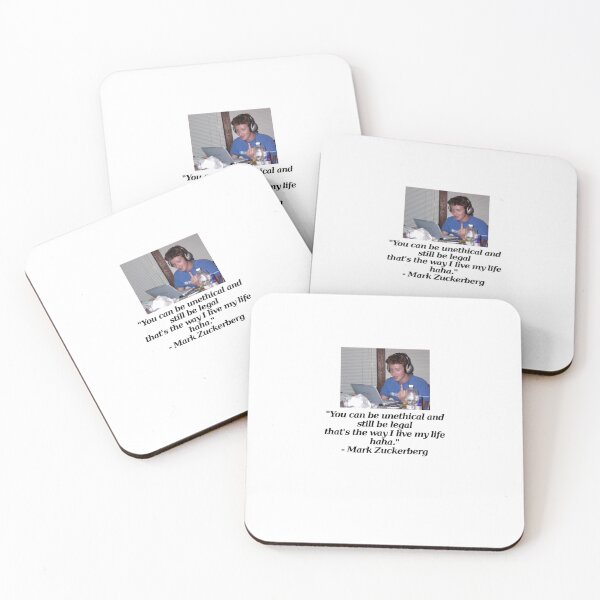 Item preview, Mark Zuckerberg "You can be unethical and still be legal that&x27;s the way I live my life hah designed and sold by AndreasGabriel.