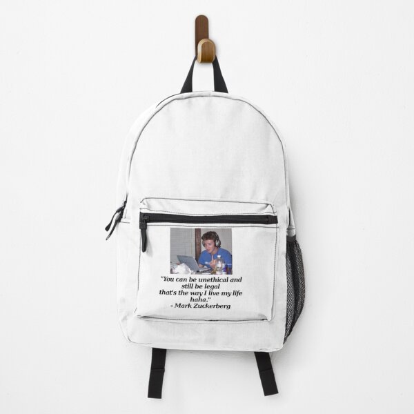 Item preview, Mark Zuckerberg "You can be unethical and still be legal that&x27;s the way I live my life hah designed and sold by AndreasGabriel.