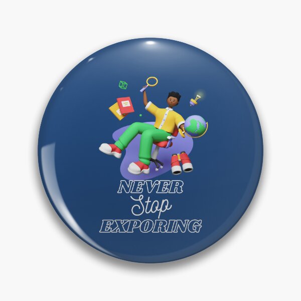 Item preview, Never stop exploring  designed and sold by Spreading Smile.
