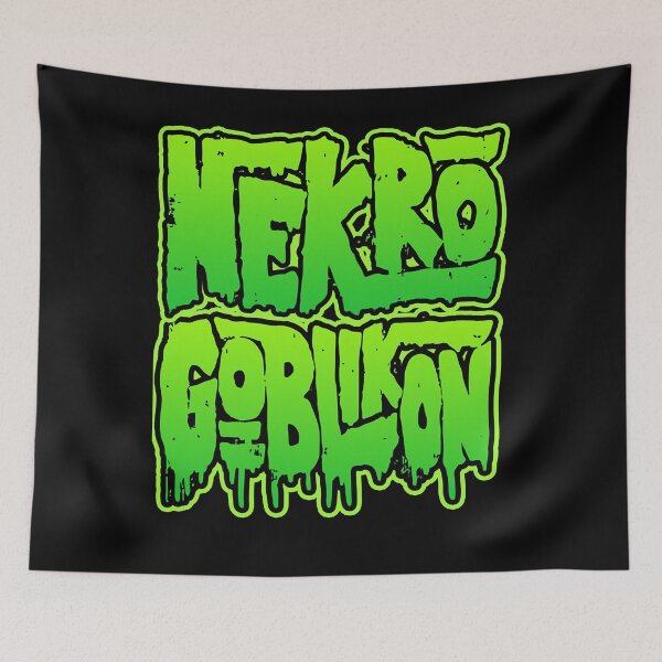 Item preview, Nekrogoblikon Logo Slime Green  designed and sold by liviachelia.