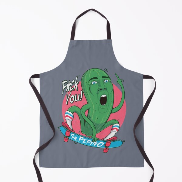 Item preview, Sr-Pepino Nicolas-Cage Skater meme cucumber pickle designed and sold by SmtNew7319.