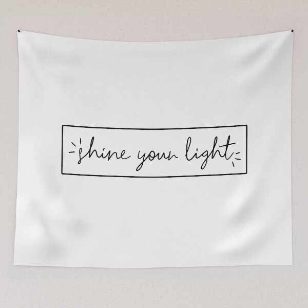 Item preview, shine your light sticker designed and sold by Raquel Quintana.