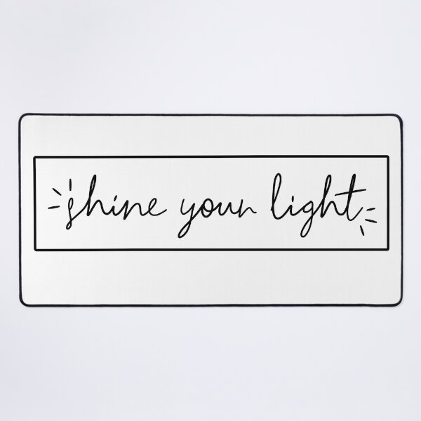 Item preview, shine your light sticker designed and sold by Raquel Quintana.