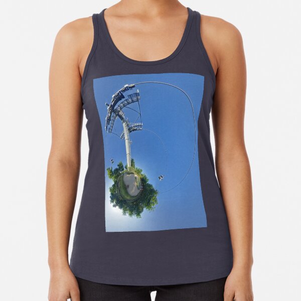 Cable car at Floriade 2012 Racerback Tank Top