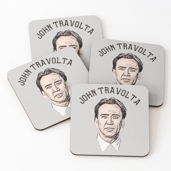 Item preview, Sports ed Nicolas Cage as John Travolta, (black)   designed and sold by SmtNew7319.
