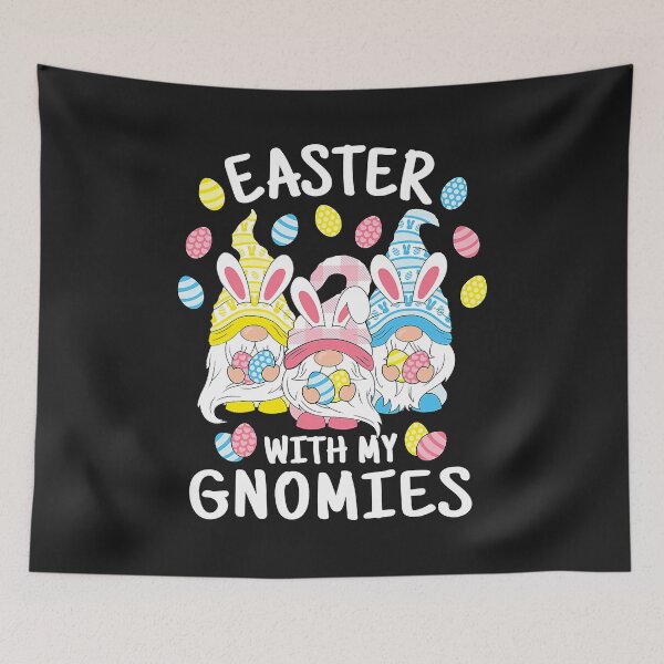 Item preview, Funny Easter With My Gnomies Happy Easter Gnome Bunny Gnomes  designed and sold by zorinaabzs143.