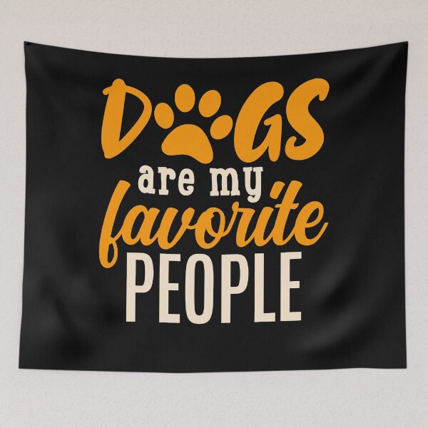 Item preview, dog are my favorite people, dog gift designed and sold by lapolonaise.