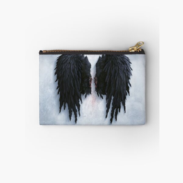 Item preview, Black Angel Wings Feathers | Clipped wings Banksy designed and sold by CanvasKnight.