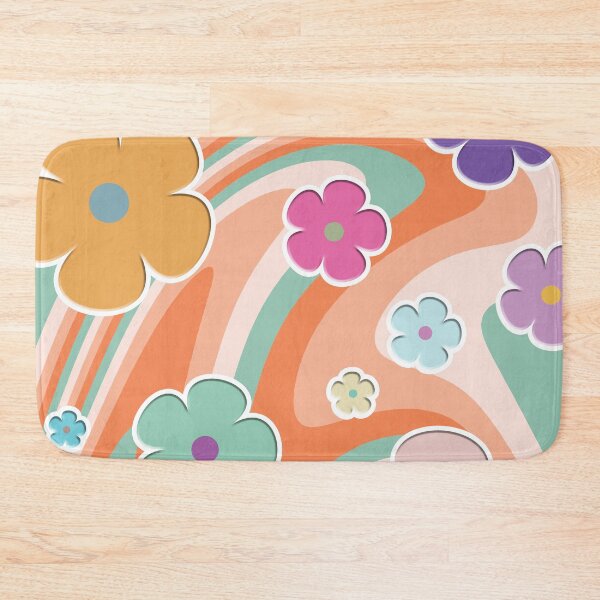 Item preview, 90s Aesthetic Groovy Retro Flower Pattern designed and sold by ind3finite.