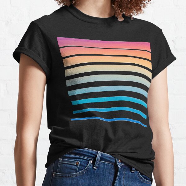 Sonnenuntergang der 1980er Jahre Classic T-Shirt