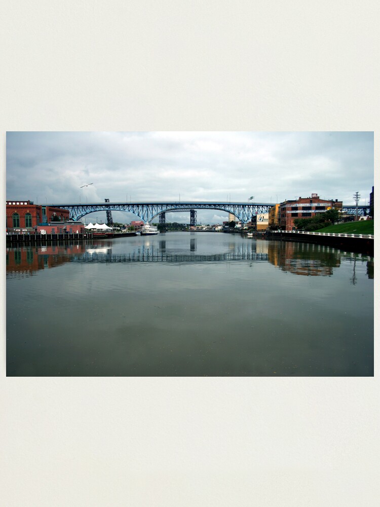 The Flats Cleveland Ohio Photographic Print By Bobdaveant Redbubble