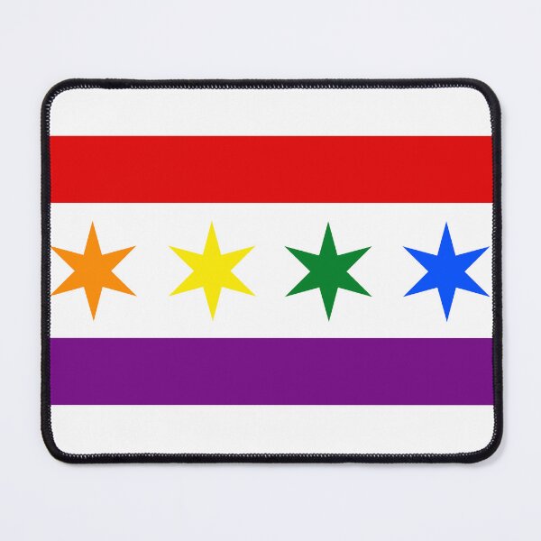 Item preview, Chicago City Flag - Pride 1 designed and sold by HootMoose.