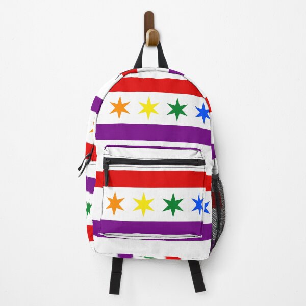 Item preview, Chicago City Flag - Pride 1 designed and sold by HootMoose.