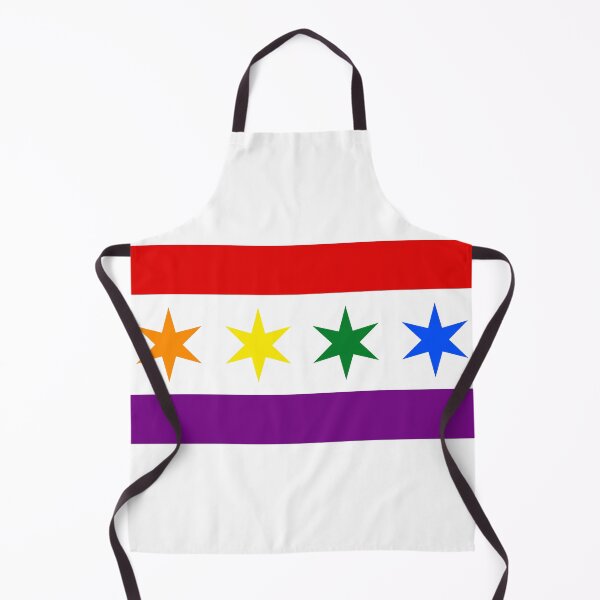 Item preview, Chicago City Flag - Pride 1 designed and sold by HootMoose.