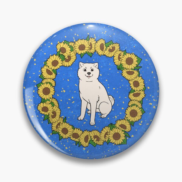 Item preview, White Hokkaido and Himawari Sunflowers Wreath (All-Over Print) designed and sold by HokkaidoHANA.