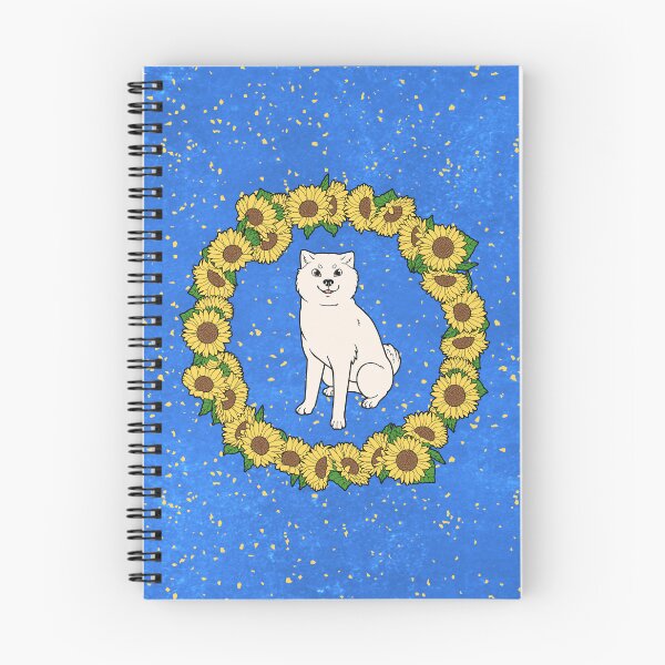Item preview, White Hokkaido and Himawari Sunflowers Wreath (All-Over Print) designed and sold by HokkaidoHANA.