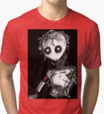 Creepy Robot Tri-blend T-Shirt