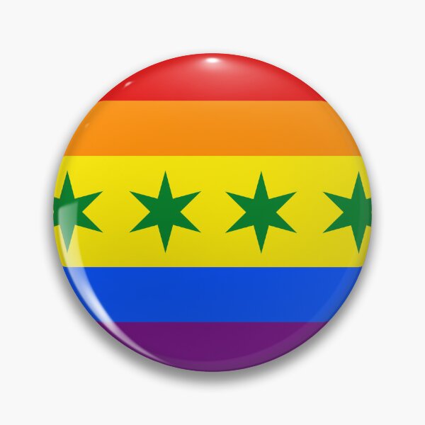 Item preview, Chicago City Flag - Pride 2 designed and sold by HootMoose.