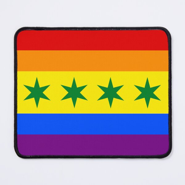 Item preview, Chicago City Flag - Pride 2 designed and sold by HootMoose.