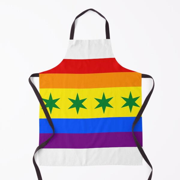 Item preview, Chicago City Flag - Pride 2 designed and sold by HootMoose.
