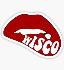 Wisconsin Lips Sticker