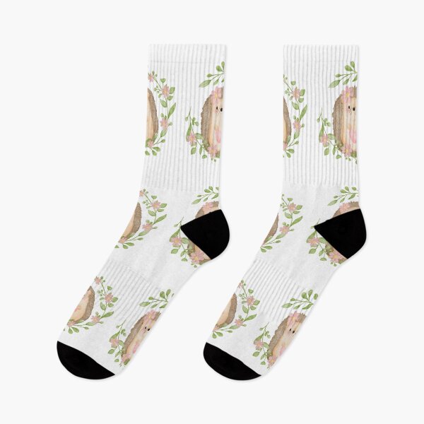 Item preview, Cute Hedgehog floral design, perfect gifts for hedgehug lovers designed and sold by Auntieck.